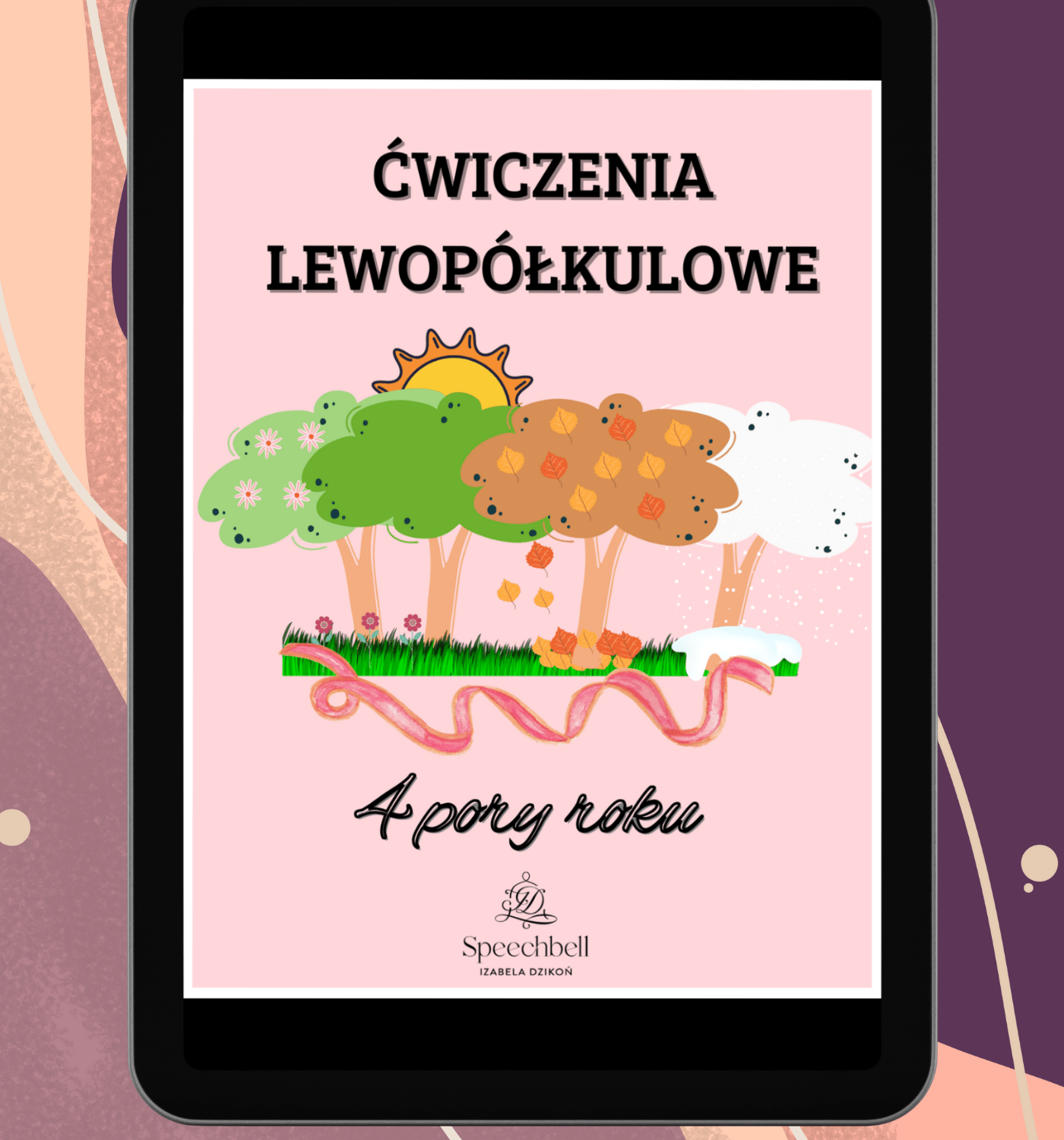 E-book: ĆWICZENIA LEWOPÓŁKULOWE 4 pory roku - CAŁOŚĆ