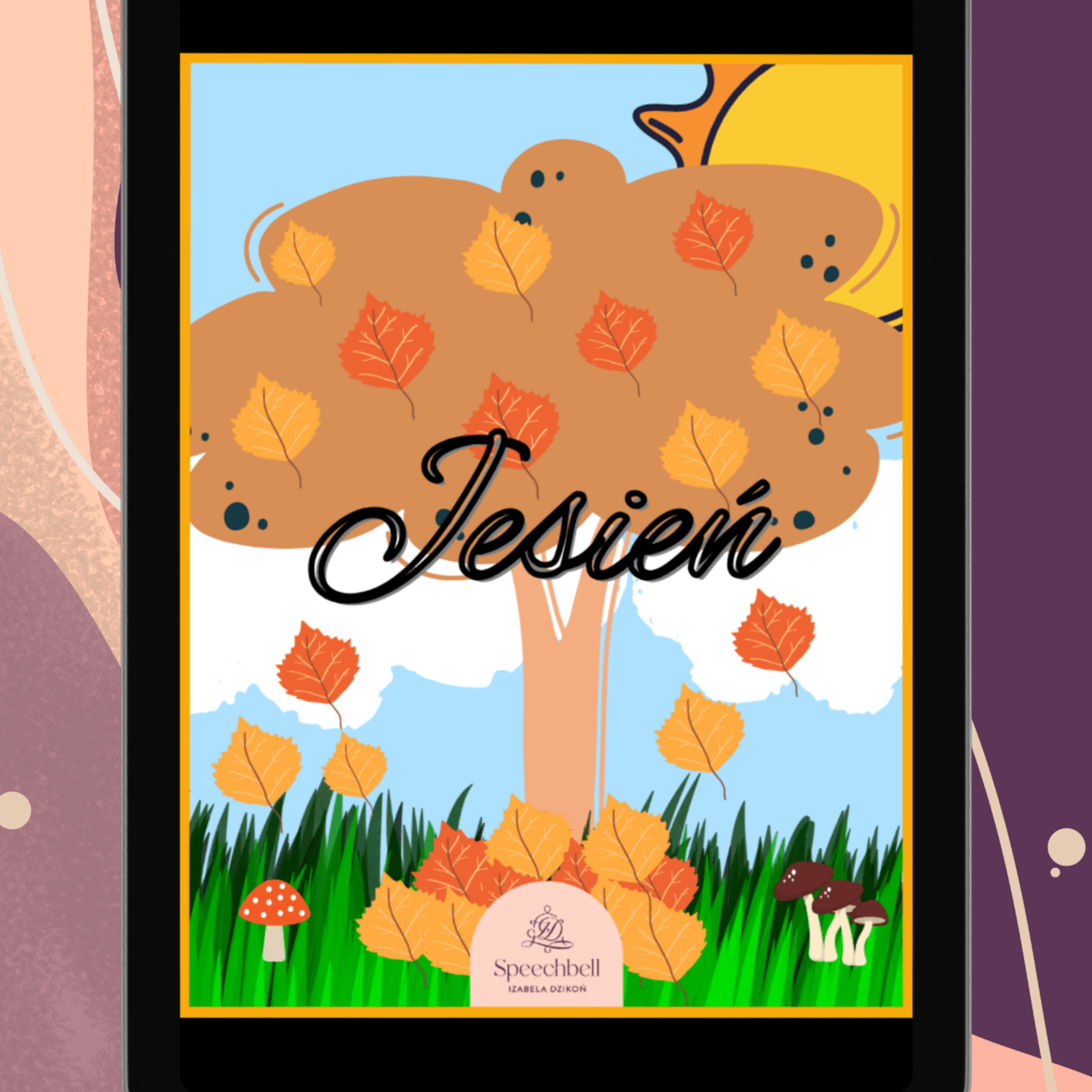 455 E-book: Jesień - ĆWICZENIA LEWOPÓŁKULOWE 4 pory roku