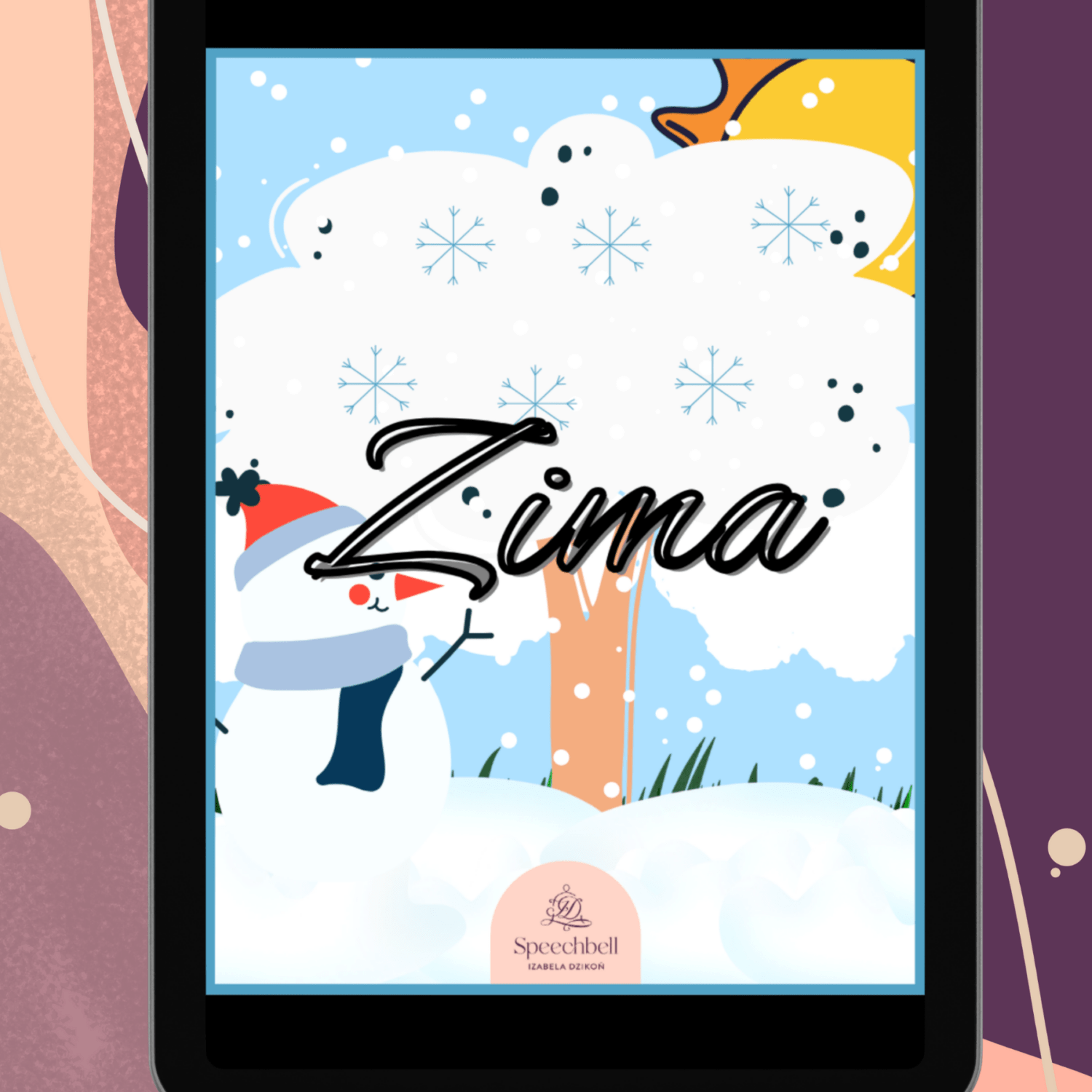 456 E-book: Zima - ĆWICZENIA LEWOPÓŁKULOWE 4 pory roku